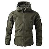 Generisch Jagdbekleidung Herren Multicam Jacken Windbreaker Jagdjacke Blitzangebote des Tages, Tarnjacke Herren Reißverschluss Wasserdicht Leichte Flecktarn Jacke Armee Bundeswehr Jagd Angeljacke XXL