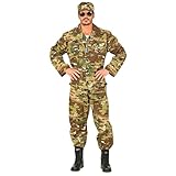 Widmann - Kostüm Soldat, Uniform, Camouflage, Army, Militär, Faschingskostüme, Karneval