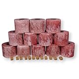 Wachsrollen 12 Stück/Lichtrollen aus 100% Recyclingswachs incl. Anzündwürfel von den Garden Tool Brothers