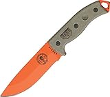 ESEE ES5POG Unisex – Erwachsene Outdoormesser | Klingenlänge: 13.34 cm-Griff: Micarta Voll-Model 5, Mehrfarbig, Einheitsgröße
