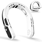 Tragbarer Nackenventilator, 6000mah Akku Hals Ventilator Wiederaufladbarer, 3 Geschwindigkeiten Faltbarer USB Ventilator Leise Mini Ventilator für Reisen im Freien Drinnen, geschenke Für Männer Frauen