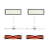 XZincer Brush&Hepa Vacuum 1S/ für Xiaomi für Filter& S6 Seitenbürste 5 Staubsaugerzubehör Betterweiterung (White, One Size)