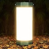 Glocusent Campinglampe & Zeltlampe, 106 LED Akkulampe mit 1200 Lumen, 5 Helligkeitsstufen, 3 Modi + SOS, 80h Laufzeit, IP68 Wasserdicht – Camping Lampe für Outdoor, Blackout, Hurrikan, Wandern