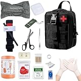Erste Hilfe Set, Medizinische Taktische Tasche,Medizinische Tasche für Camping, Jagd, Wandern, Zuhause,Auto und Abenteuer,Trauma Kit,Military Combat Survival Everyday Carry Blutungskontrolle