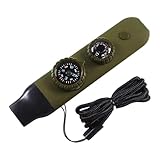 KESOTO Notfall Überlebenspfeife für Erwachsene mit Lanyard für Bootsfahrten, Abenteuer, Camping