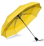 Repel Reise-Regenschirm, winddicht, mit Teflon-Beschichtung, verschiedene Farben erhältlich. - Gelb - Einheitsgröße