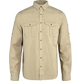 Fjällräven Herren Övik Travel Shirt LS M Shirts Long Sleeve, Sand Stone, XXL