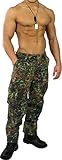 US Rangerhose Freizeithose Rangerhose BDU Style Farbe Flecktarn Größe XL