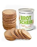 ration1 Roggen-Mischbrot 1 x 350g, Dosenbrot 10 Jahre haltbar, abgepacktes Brot in der Dose, vegan, laktosefrei, Camping Essen, Langzeitnahrung, Notfallnahrung, Notvorrat, Outdoor Lebensmittel