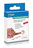 Höga-Fingerkuppenverband einzeln eingesiegelt, ca. 4x7cm, 10 Stück, hautfarben, hypoallergen, luftdurchlässig, nicht wundhaftend, latexfrei, 3er-Pack