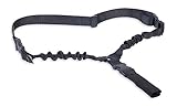 Tasmanian Tiger TT Single Sling Black Längenverstellbarer Gewehr-Riemen für G36 und Ähnliche Modelle, Schwarz