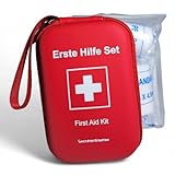 Erste Hilfe Set klein + Nachfüllpack + Stripes - Sanitäter Kreation - Taschenformat - Outdoor - Kinder - Fahrrad - Rucksack