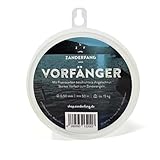 Zanderfang - Vorfach Fluorocarbon Zander – Angel-Schnur für Zander und Barsch – Vorfach-Schnur Vorfänger - 0,50mm - 50m, Barschangeln
