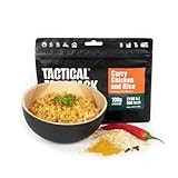 Tactical Foodpack Reiscurry mit Hähnchen - Gefriergetrocknete Mahlzeiten I zum Verzehr bereit I MRE I Survival I Outdoor Nahrung I Trekking Nahrung I Expedition I Office