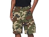 Mil-Tec Herren Us R/S Shorts, Woodland, XXL EU