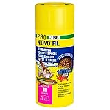 JBL PRONOVO FIL, Rote Mückenlarven, Leckerbissen für alle Zierfische von 3-10 cm, 250 ml