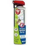 PROTECT HOME FormineX Wespen-Spezialspray, Wespenspray mit K.O.- und Langzeitwirkung, 500 ml Sprühdose, Doppelsprühsystem