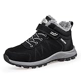 Moudn Winterschuhe Damen Warm Gefütterte Winterstiefel Wasserdicht Winter Schneestiefel Rutschfest Trekkingschuhe Outdoor