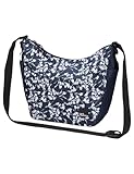 Jack Wolfskin Damen BURGWEG Schultertasche, Leaves Night Blue