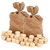 Floranica Holzbriketts 100% Gepresste Hartholzbriketts 2 x 12,5 kg Rundholzbriketts für Kamin Brikett Ideal für Kamin Ofen Kaminbriketts Holz Raketenofen Hohe Brennwert Raucharm