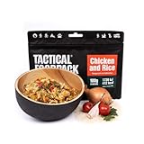 Tactical Foodpack Chicken and Rice - Gefriergetrocknete Mahlzeiten I zum Verzehr bereit I MRE I Survival I Outdoor Nahrung I Trekking Nahrung I Expedition I Office