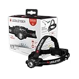 Ledlenser H7R Core Stirnlampe LED, 1200 Lumen, aufladbar mit Lithium Akku, wasserdicht IP67, fokussierbar, stufenlos dimmbar, Constant Light, Leuchtweite 260m, USB Magnetladekabel, Headlamp Kopflampe