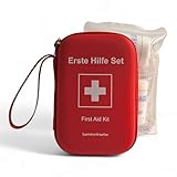 Erste Hilfe Set klein + Nachfüllpack + Stripes - Sanitäter Kreation - Taschenformat - Outdoor - Kinder - Fahrrad - Rucksack