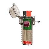 Feuerzeughalter-Hülle – tragbare wasserdichte Schutzhülle, robuster Outdoor-Organizer | Kompakt, leicht zu tragen, sicherer Verschluss, Feuerzeugschutz für Abenteuer, Camping, Survival