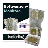Catchmaster Bettwanzen Monitor zur Prävention 8X - Bettwanzen Detektor für Befallermittlung - Geruchloser Detektor mit einzigartiger Anwendung (2X 4 Stück)
