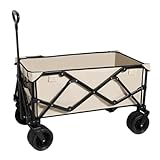 Campingausrüstung, Shanuoduoji Outdoor-Campinganhänger, vollständig zusammenklappbar, selbstfahrender Handwagen for Frühlingsausflüge, Picknickwagen(B)