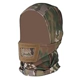 Vollmaske Balaclava, Taktische Maske mit Kopfhaube, Kombinierbar mit Helm/Airsoft Maske