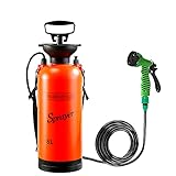 Tragbare Outdoor Camping Dusche Outdoor-Duschdüse Multifunktions Badesprüher Haustier-Badewanne Mit 7 Mustern Bewässerung Gartensprüher Pump Drucksprüher Zum Bewässern Von Blumen Autowaschen