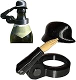Soldat Salut Bierflaschen Helm Soldatengruß Bierflaschenhelm Soldaten Salut Bier Flaschen Verschluss, Salute Flaschenverschlüsse für Bierflaschen Soldatengruss Bierhelm (Black)