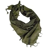 Mil-Tec Unisex Módní šála-12610000 Mode Schal, Oliv/Schwarz, Einheitsgröße EU