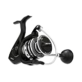PENN Pursuit IV Salzwasser Spinnrolle – Spinnangeln, Jig, Köderrolle für den Allround-Einsatz, Boot, Kajak, Ufer, Black Silver, 5000