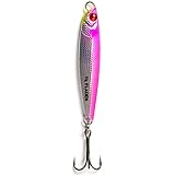 Fladen Shiner Speed Jig 30g, 40g und 50g Spee-Pilker Seelachs bleifrei Salzwasserköder Norwegenköder (30g, pink)