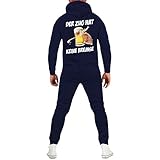 Männer Jogginganzug Jumpsuit lustige Sprüche Der Zug hat Keine Bremse Malle
