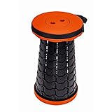 Zusammenklappbarer Hocker | Teleskop-Hocker | Tragbar | Höhenverstellbar | Bis 200 kg | Universelle Anwendung | Handwerker unterwegs | AV00010 -