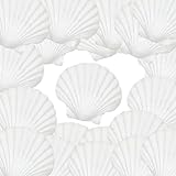 Wanwanzi Muscheln, weiße Muscheln, 5,1–7,6 cm, große natürliche Muscheln zum Basteln, Backen, Kochen, DIY-Projekte, ideal für Stranddekorationen, Heimdekoration, 32 Stück