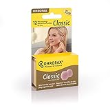 OHROPAX - Classic - Ohrstöpsel - 1x 12 Stück - Vor-Ohr-Stöpsel zum Schutz vor Lärm - Wachsohrstöpsel zum Entspannen und Schlafen und als Schutz vor Nässe und Wind