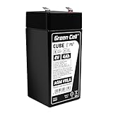 Green Cell® AGM 4V 4Ah Akku Vlies Batterie VRLA Blei Batterie Bleiakku Ersatzakku Versorgungsbatterie Zyklenfest Wartungsfrei für Fiskaldrucker Alarm Notbeleuchtung Kassen Taschenlampe CCTV