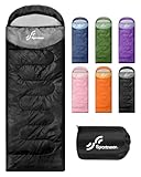 Schlafsack Outdoor - Sportneer Schlafsack Erwachsene und Kinder - Schlafsack Winter, Schlafsäcke, Camping Sleeping Bag Deckenschlafsack Leicht Tragbar für Camping Wandern Rucksackreisen