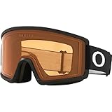 OAKLEY Unisex – Erwachsene Ridge Line Skibrillen, Matte Black/Persimmon, M