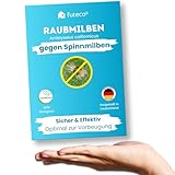 Futeco® – Raubmilben gegen Spinnmilben bei Gemüse-, Zier- & Nutzpflanzen - 3 Tüten für 3-4 Pflanzen - zur biologischen Bekämpfung von Spinnmilben - 100% Chemiefrei - Amblyseius Californicus