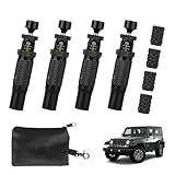 4Pc Schneller Reifendeflatoren - Verstellbarer Reifenablassventil, Einstellbare Reifendeflator Zubehö, Automatisches Ablassventil für Reifen, Reifenablass für Autos, Offroad-Fahrzeuge (10-30 PSI)