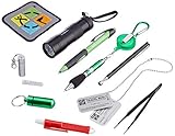 geo-versand 14 teiliges Geocaching Anfänger Set - Basic mit Tasche - 2025 Starter Beginner