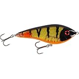 Westin Swim Glidebait - Jerkbait, Farbe:3D Golden Perch, Länge/Gewicht/Schwimmverhalten:12cm / 53g / suspending