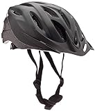 FISCHER Erwachsene Fahrradhelm, Radhelm, Cityhelm Shadow, S/M, 54-59cm, schwarz, mit beleuchtetem Innenring-System