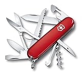 Victorinox Schweizer Taschenmesser Huntsman, Multitool, Swiss Army Knife mit 15 Funktionen, Klinge, Korkenzieher, Dosenöffner