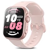 Smartwatch Damen mit GPS und Alexa Built-in, 1.85'' Zoll HD Smart Watch, 100+ Sportmodi Fitnessuhr mit Pulsuhr, Schlafmonitor, IP68 Wasserdicht Sportuhr mit Telefonfunktion für iOS Android